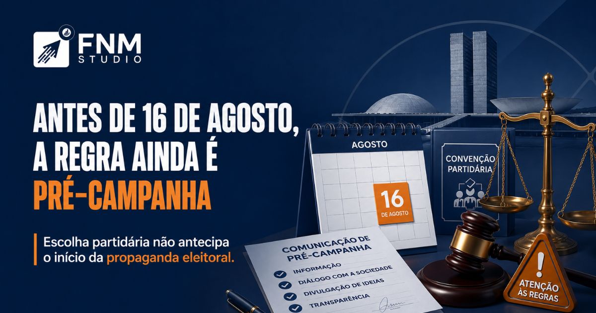 Seu candidato saiu da convenção. A campanha ainda não começou mas o risco jurídico já começou.