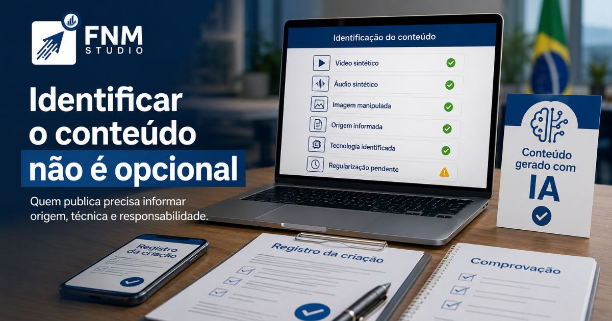 A IA fez o vídeo em 30 segundos. A campanha pode levar meses para explicar.