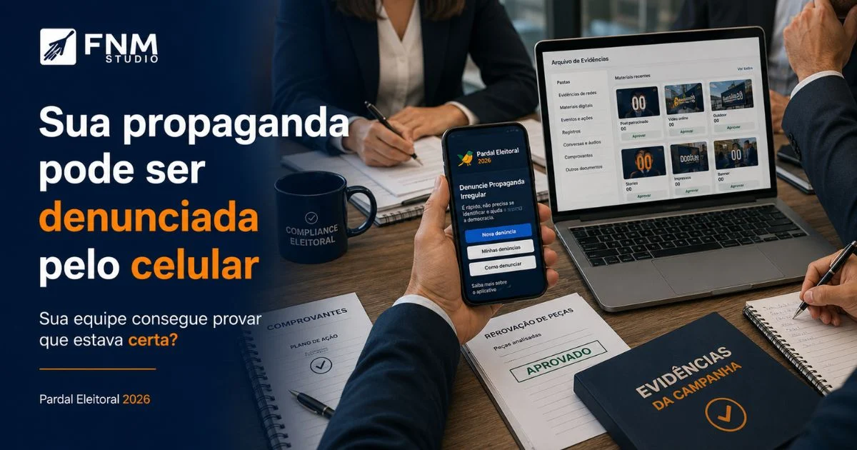 A partir de 16 de agosto, sua propaganda poderá ser denunciada pelo celular. Sua equipe consegue provar que estava certa?