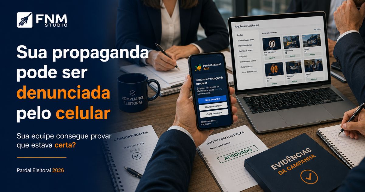 A partir de 16 de agosto, sua propaganda poderá ser denunciada pelo celular. Sua equipe consegue provar que estava certa?