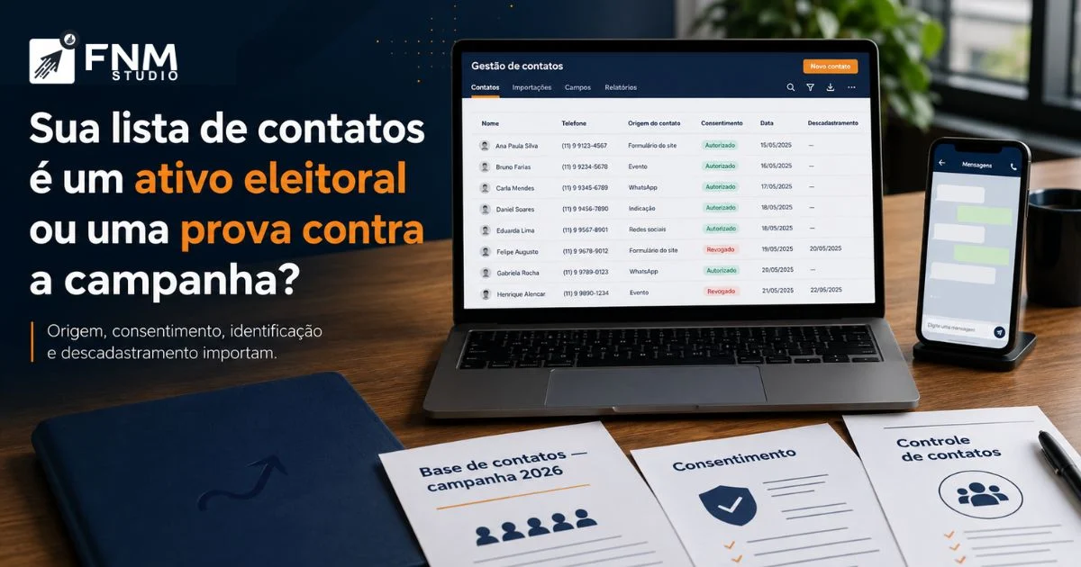 Sua lista de WhatsApp é um ativo eleitoral ou uma prova pronta contra a campanha?