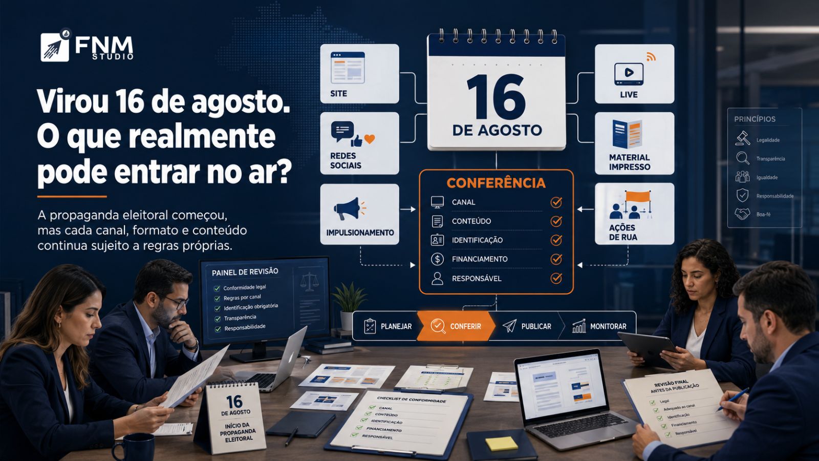 Virou 16 de agosto. O que realmente pode entrar no ar?
